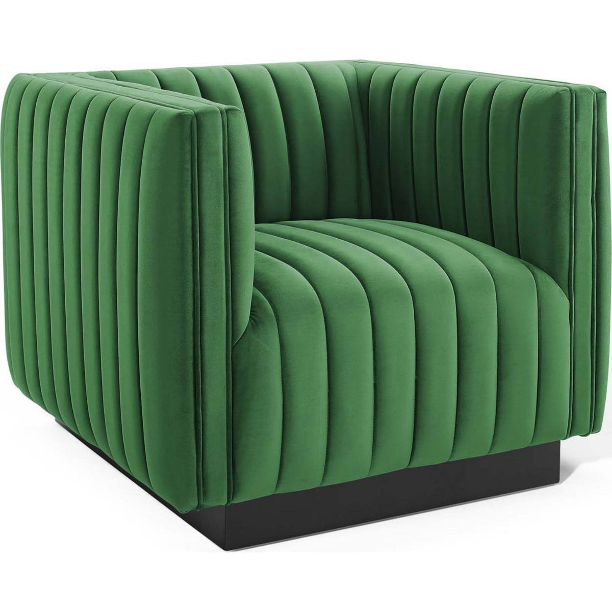 Emerald Performance Velvet Accent Armchair E571