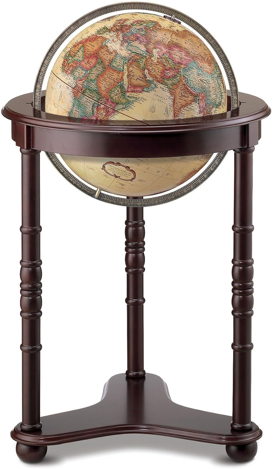 Antique Ocean 16-Inch Diameter Globe D61740