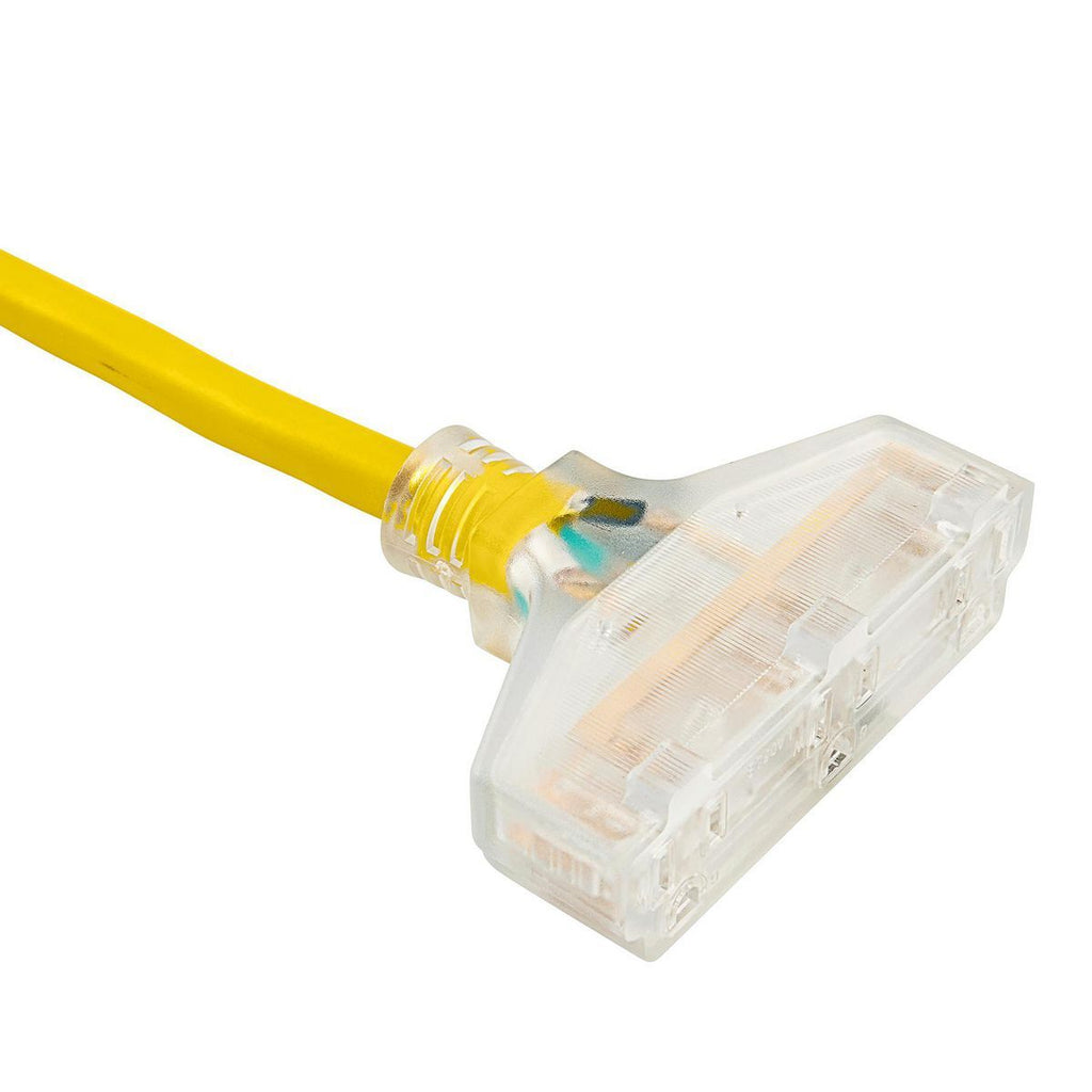 50 ft. 10/3 Gauge Triple-Tap Extension Cord R7685
