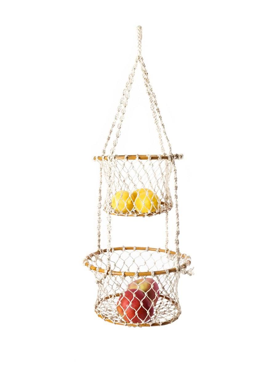 Brown Double Hanging Basket C550