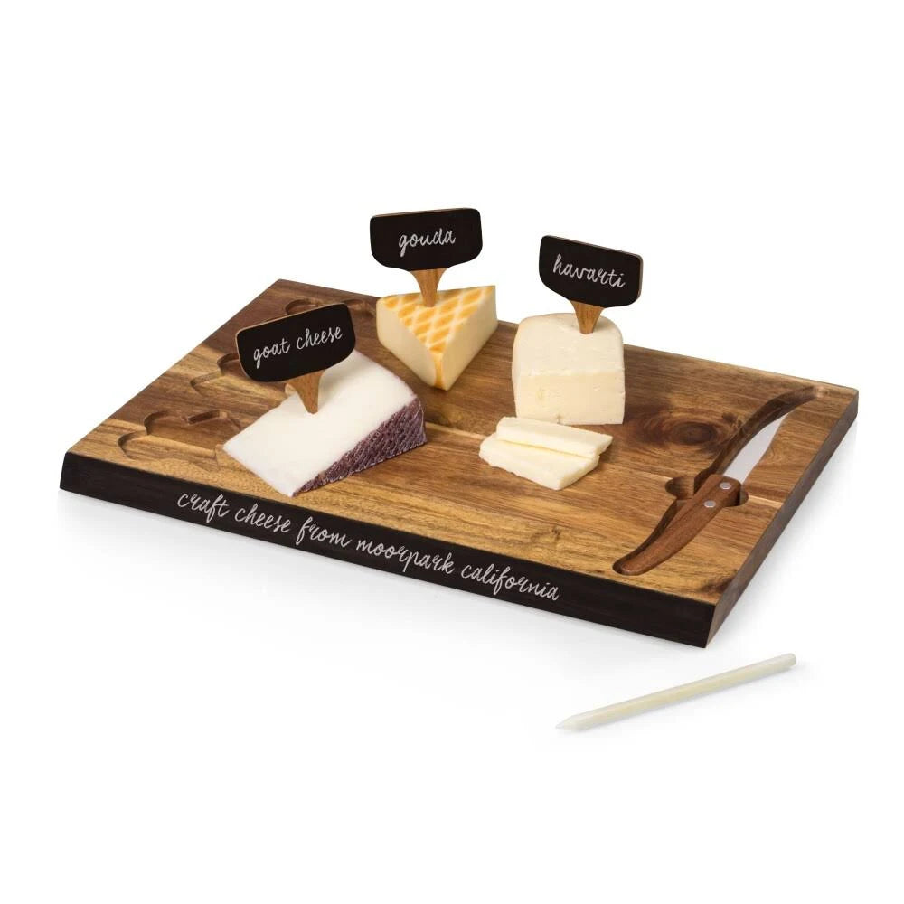 Acacia Cheese Board and Tools Set U17040