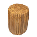 Acacia Wood End Table 17.75 Inches Tall U9536