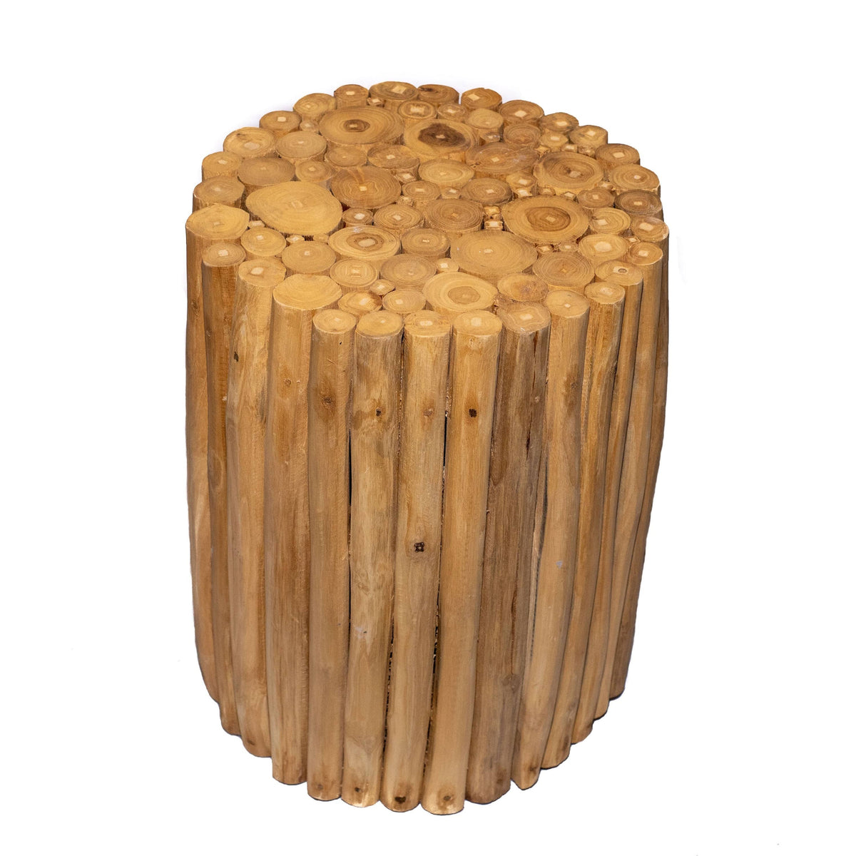 Acacia Wood End Table 17.75 Inches Tall U9536