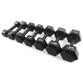 CAP CAST IRON HEX DUMBBELL, BLACK, Single R9340