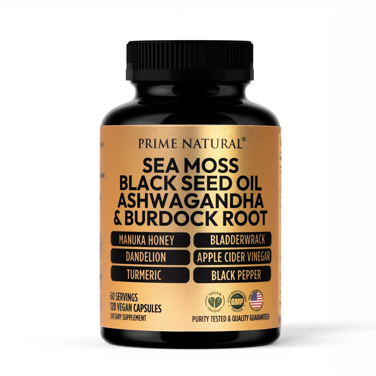 Sea Moss & Herbal Blend Supplement - 120 Vegan Capsules M998291