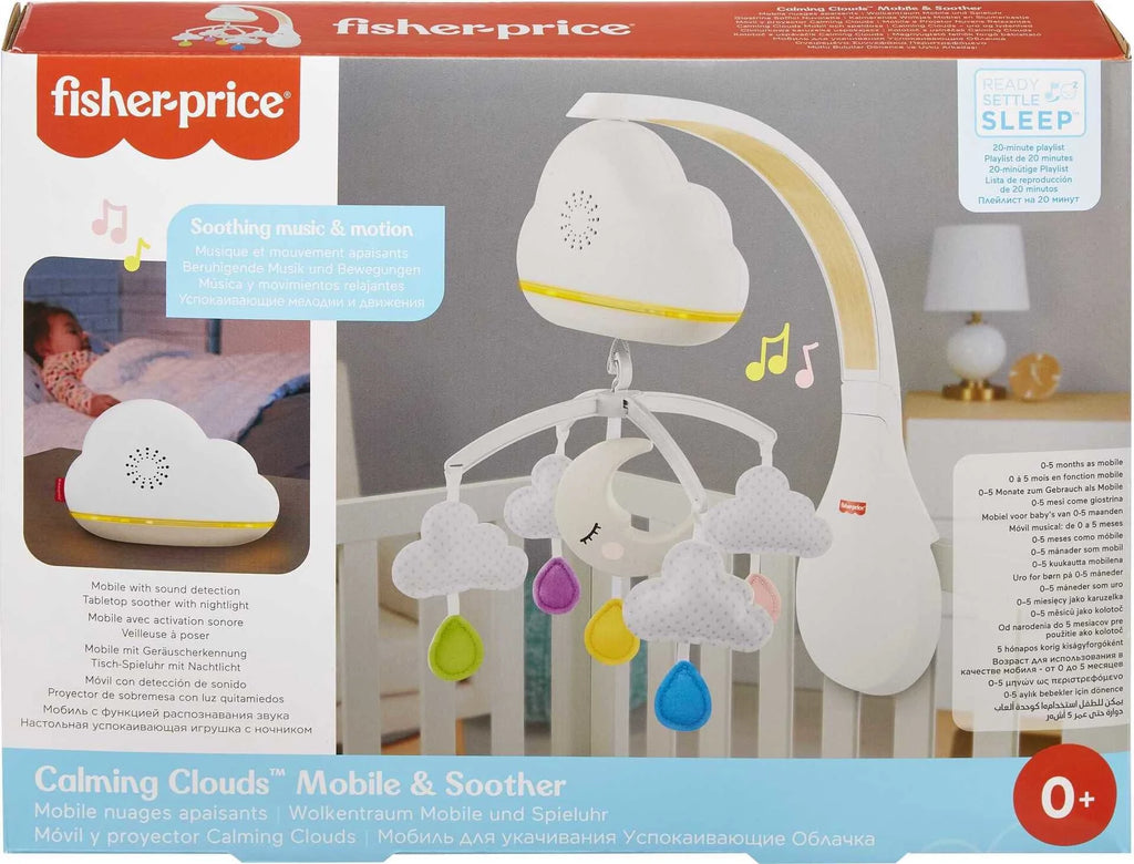 Calming Clouds Mobile & Soother Sound Machine with Music G8117