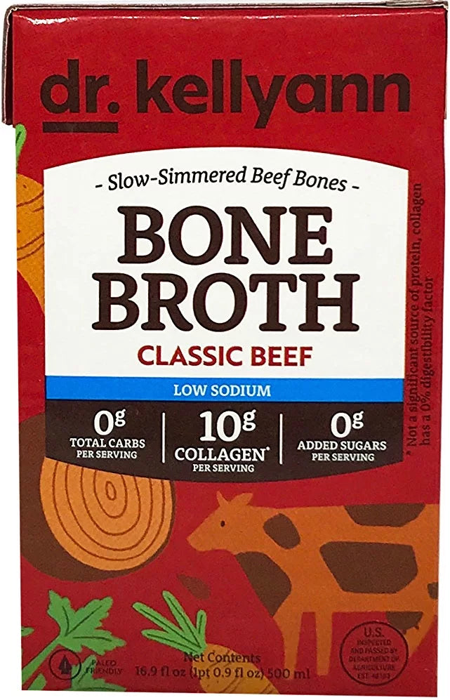 Low Sodium Classic Beef Bone Broth - 16.9 oz P9006