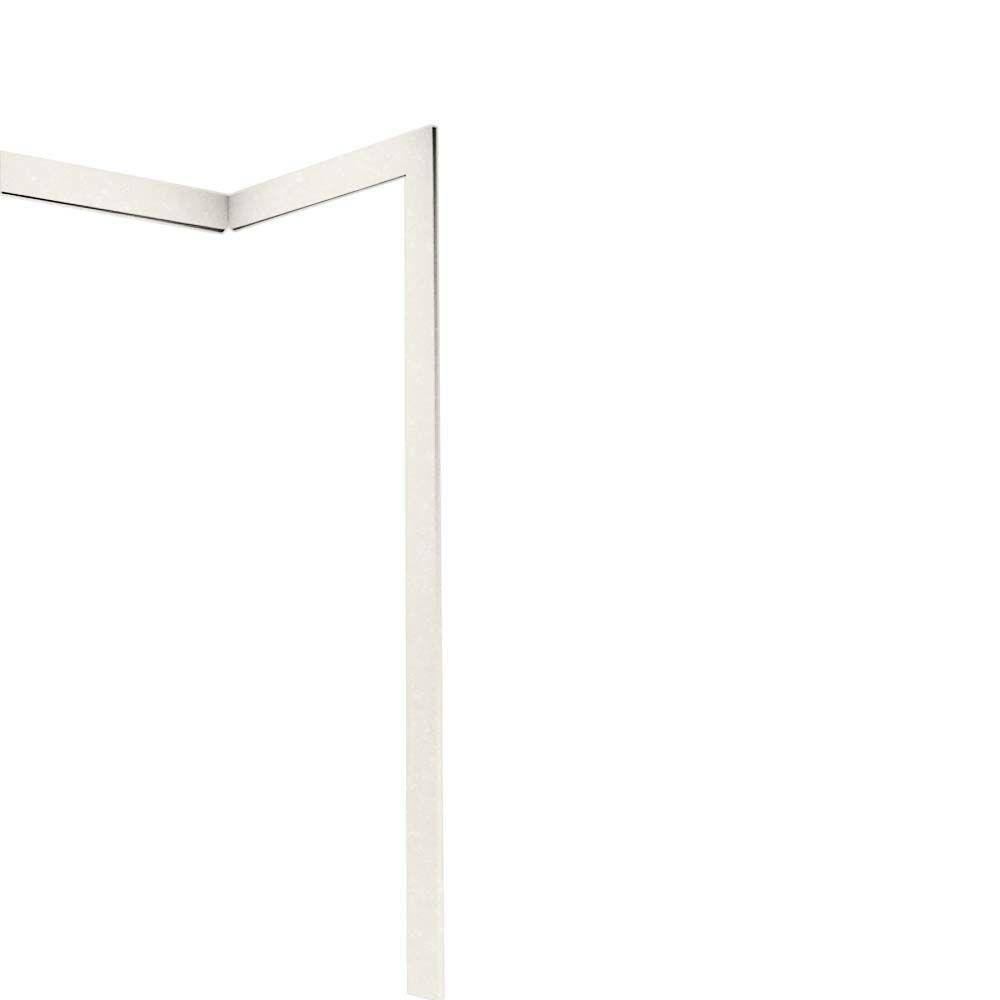 Solid Surface Tub and Shower Wall Trim Kit and Corner Moulding in Tahiti Ivory B883681