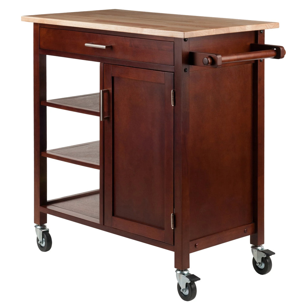 Wood Kitchen Utility Cart J623719