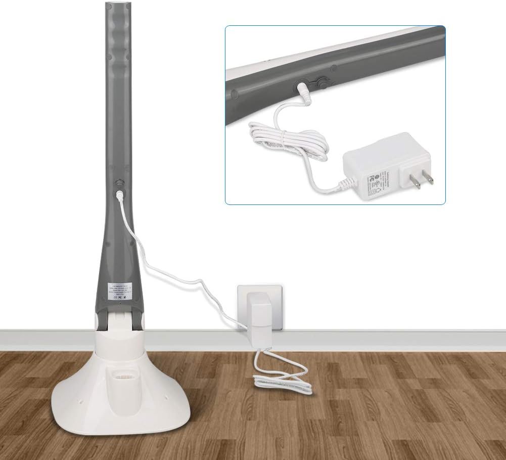 Electric Spin Scrubber with LED Display, Cordless Shower Cleaner with Storage Rack Y3165