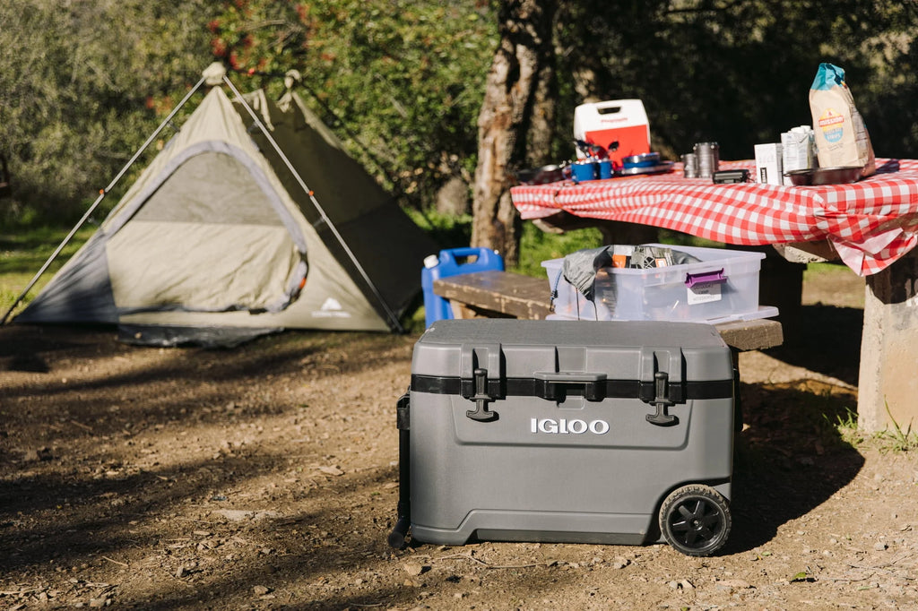 72 Quart Ice Chest Cooler with Wheels E23297