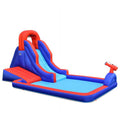 5-in-1 Inflatable Water Slide with Climbing Wall Y972465
