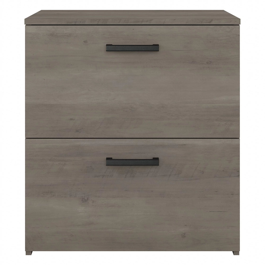 2 Drawer Dark Gray Engineered Wood Lateral File Cabinet L60581