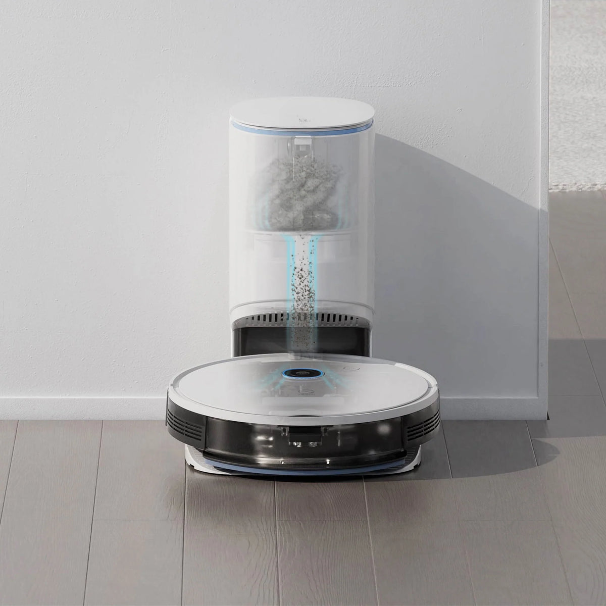 Robot Vacuum and Mop with Self Emptying Station J80457