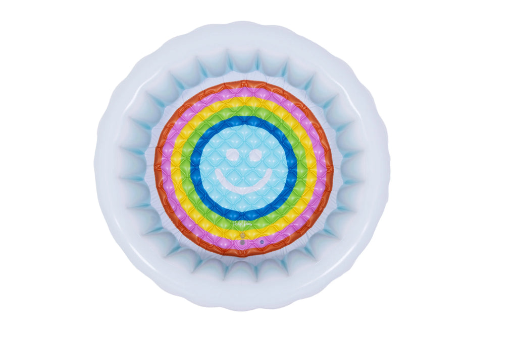 Blue Ombre Round Inflatable Swimming Pool A591