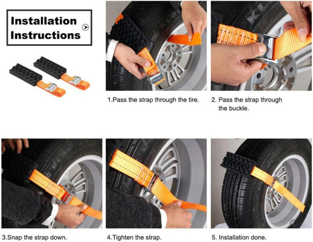 Tire Traction Device Set of 2 X6805
