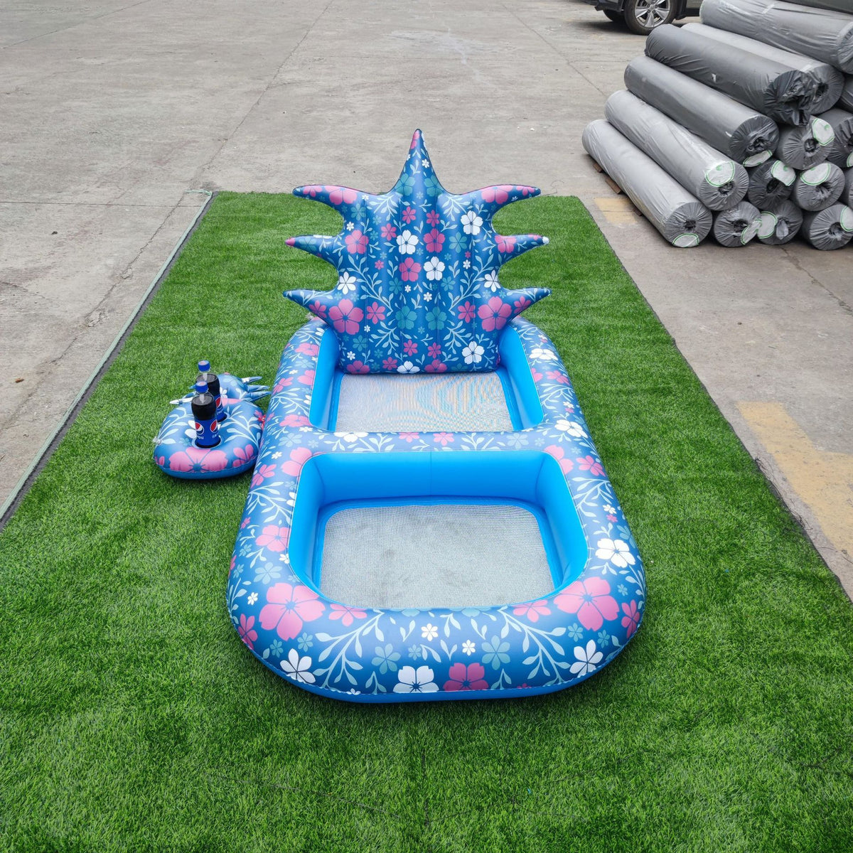Pineapple Inflatable Water Hammock Floating Bed G694034