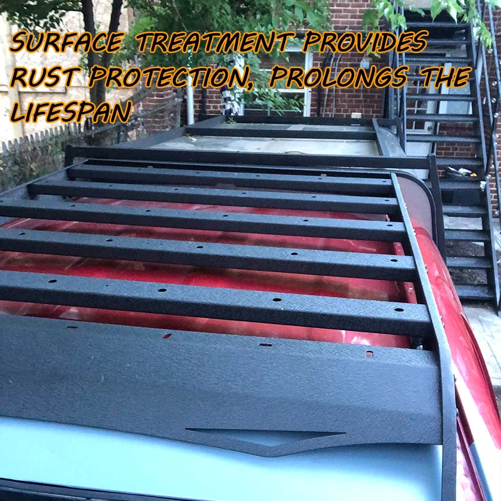 Roof Rack Luggage Cargo Carrier Basket Steel F4908