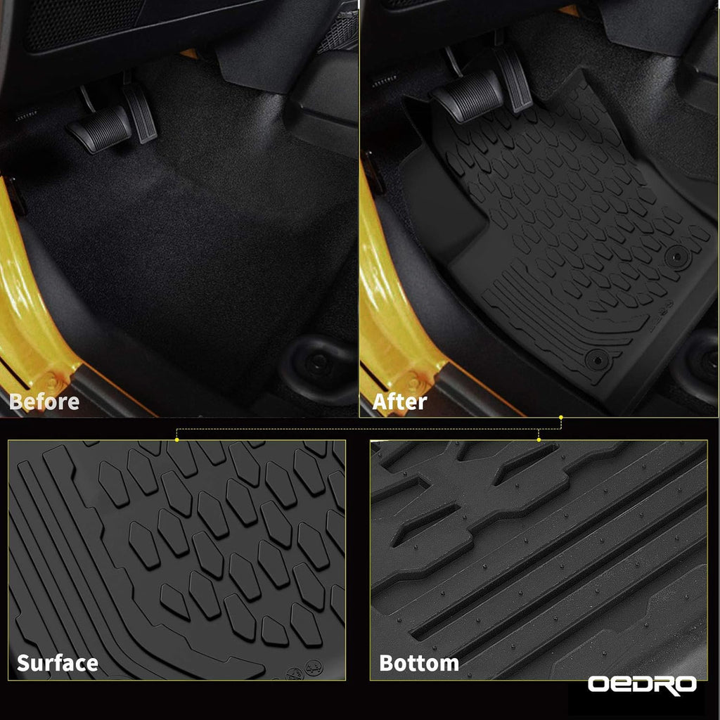 Durable TPE All Weather Floor Mats and Cargo Liners Set V749012