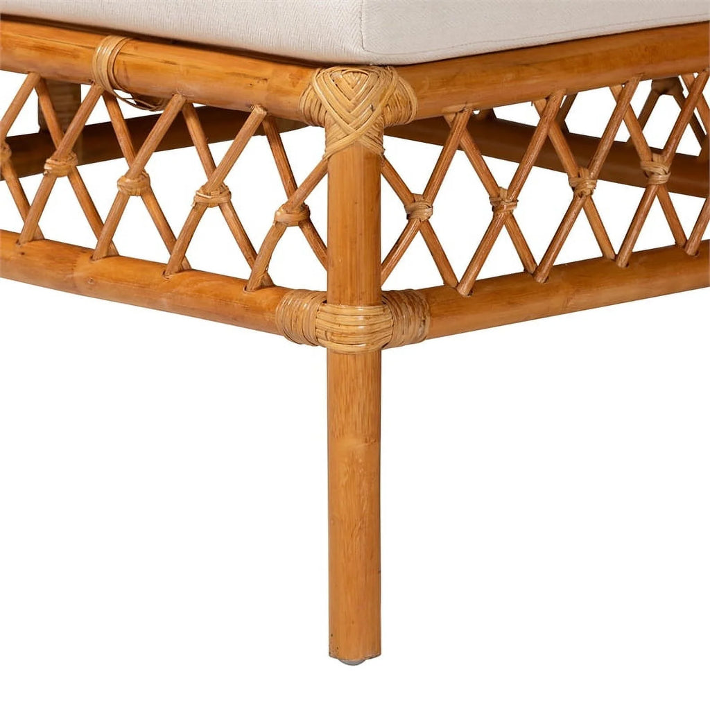 Honey Rattan 4-Piece Dining Nook Set T663050