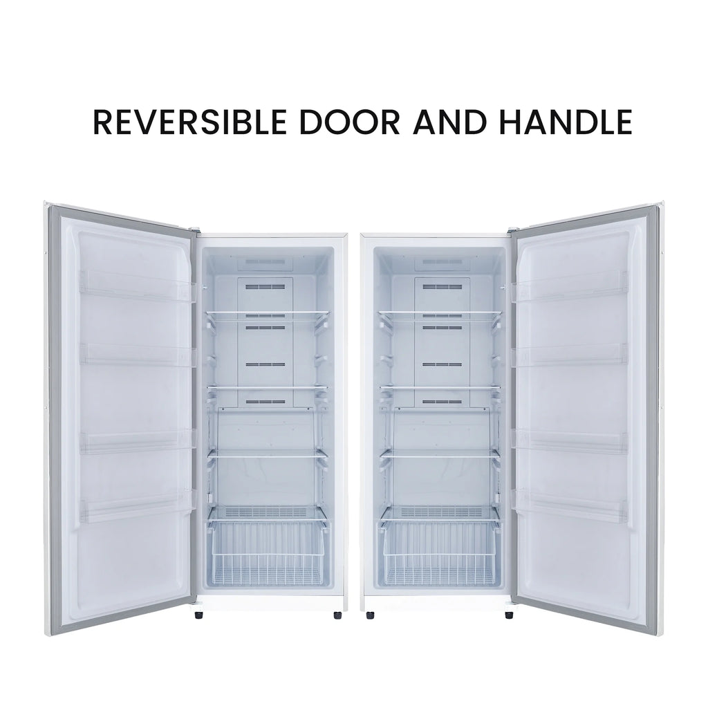 17 cu. ft Convertible Upright Freezer/Refrigerator in White with Reversible Door F8003