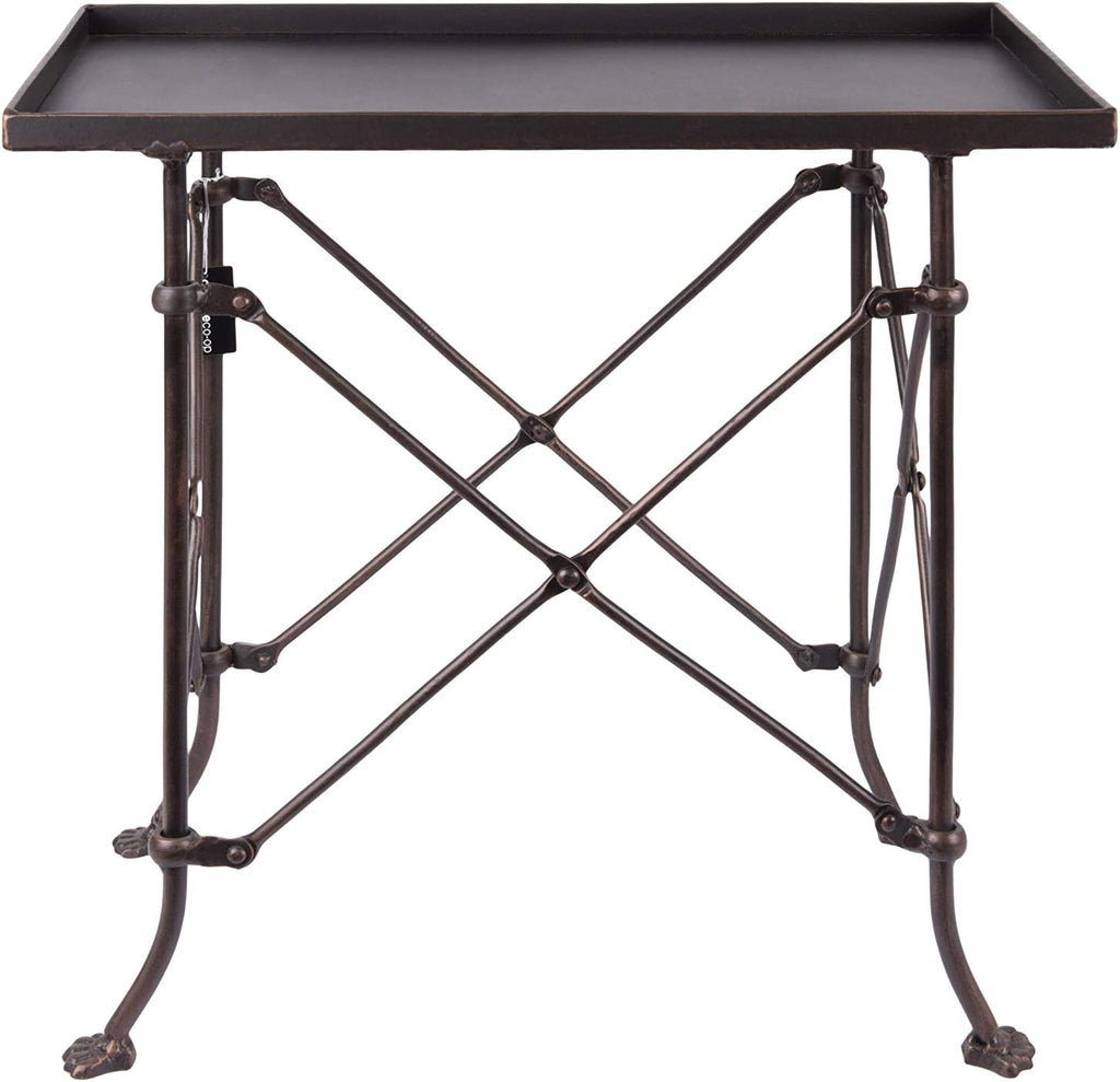 Gold Metal Rectangle Table F10671