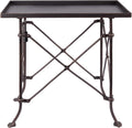 Gold Metal Rectangle Table F10671