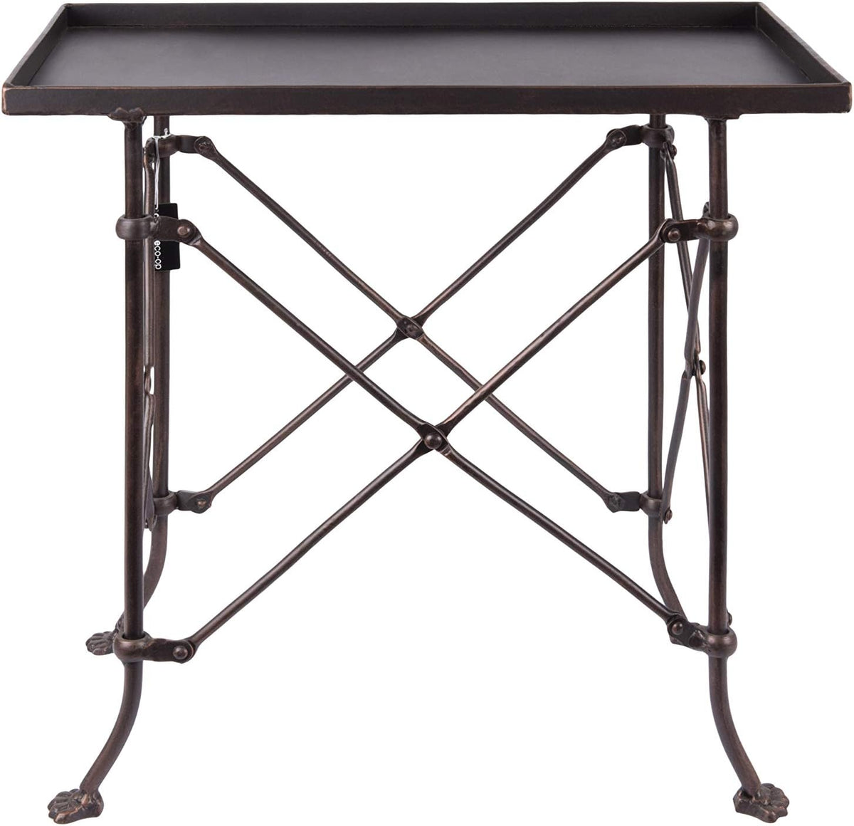 Gold Metal Rectangle Table F10671