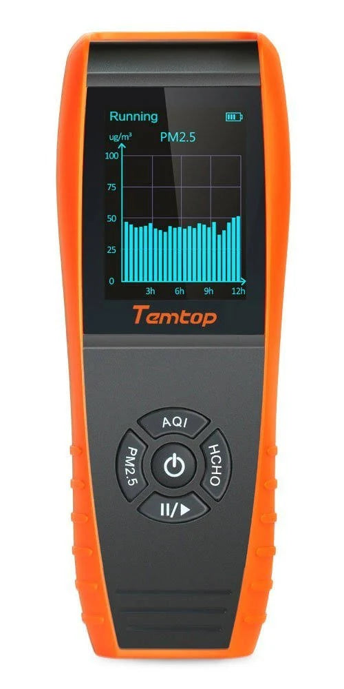Air Quality Monitor Formaldehyde Detector with PM Humidity and Temperature Meter V9241