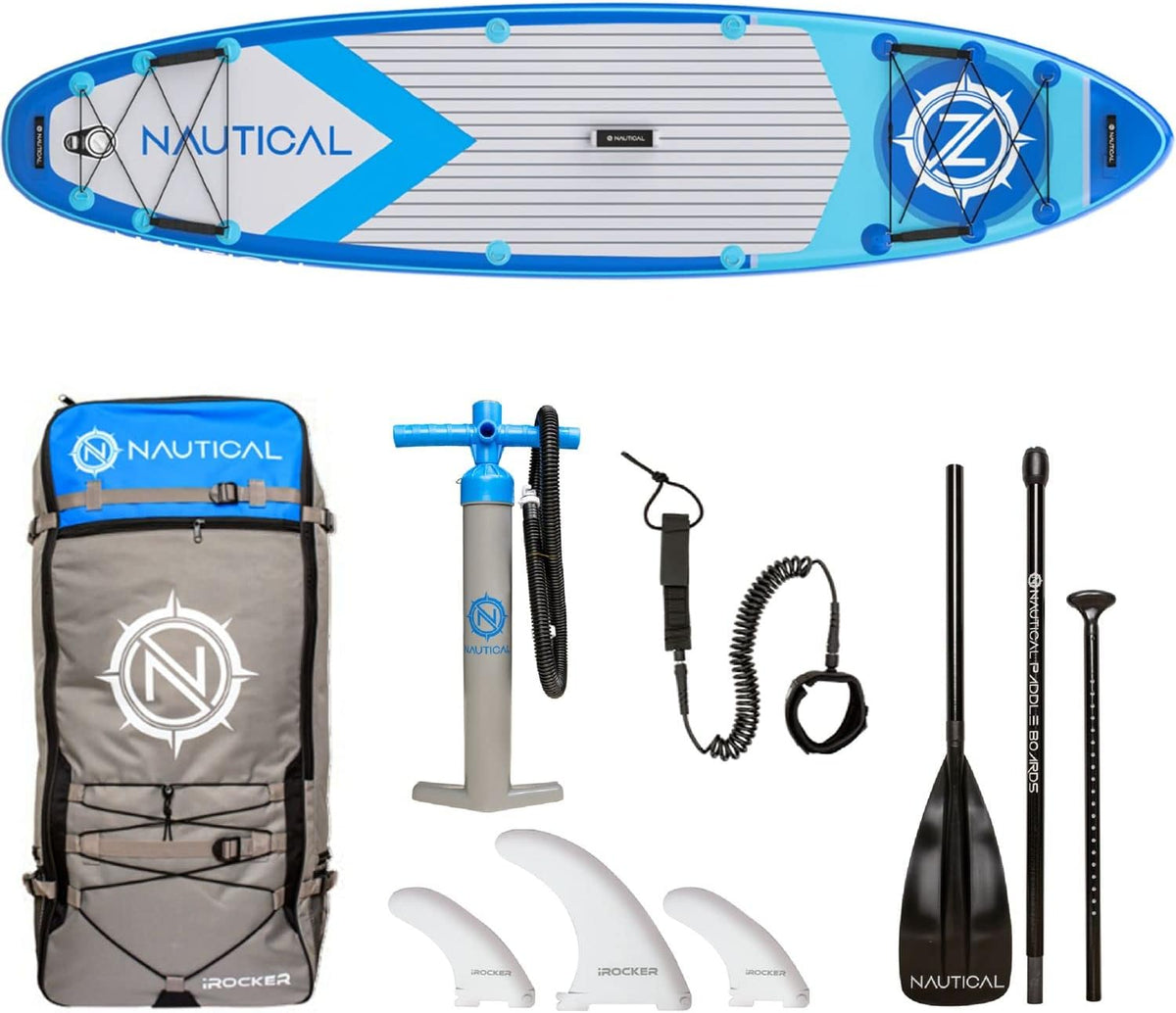 10' Inflatable Stand Up Paddle Board with Roller Bag L585