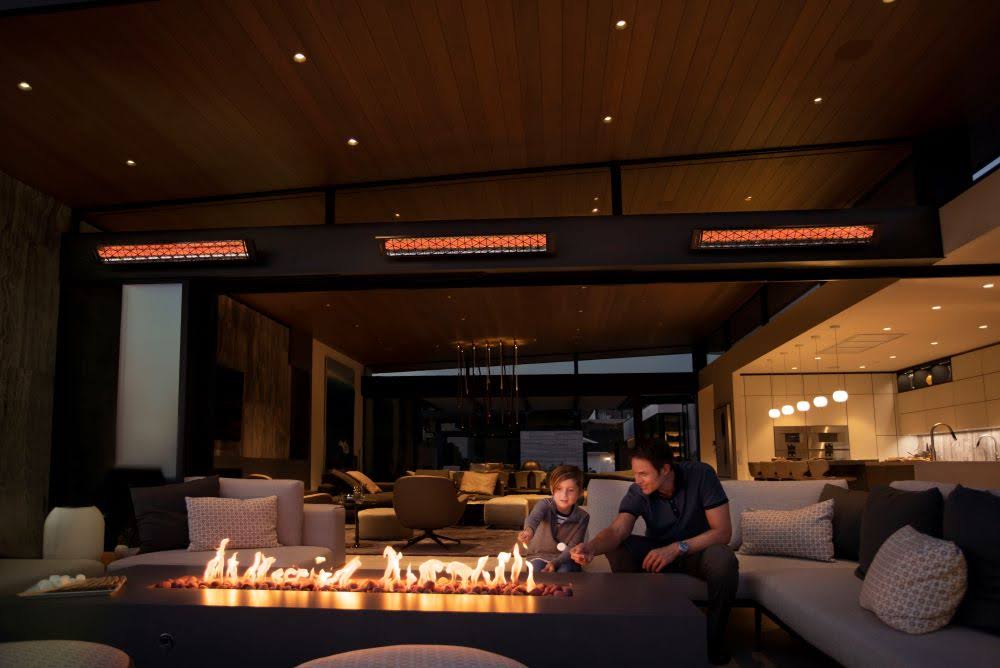 4000 Watt Electric Patio Heater Almond 208 Volt C27288
