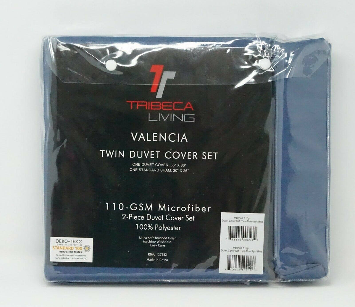 Oversized 2-pc. Duvet Cover Set - Twin - Moonlight Blue S255062