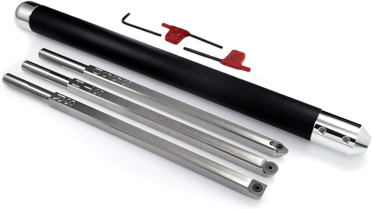 Carbide Wood Lathe Tools, 26" Overall Length, Stainless Steel U757714