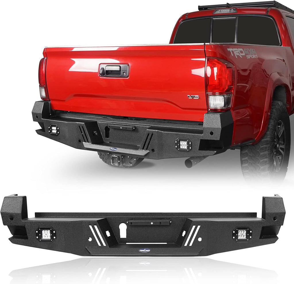 Tacoma Rear Step Bumper with 2 ×18W LED Floodlights O35936