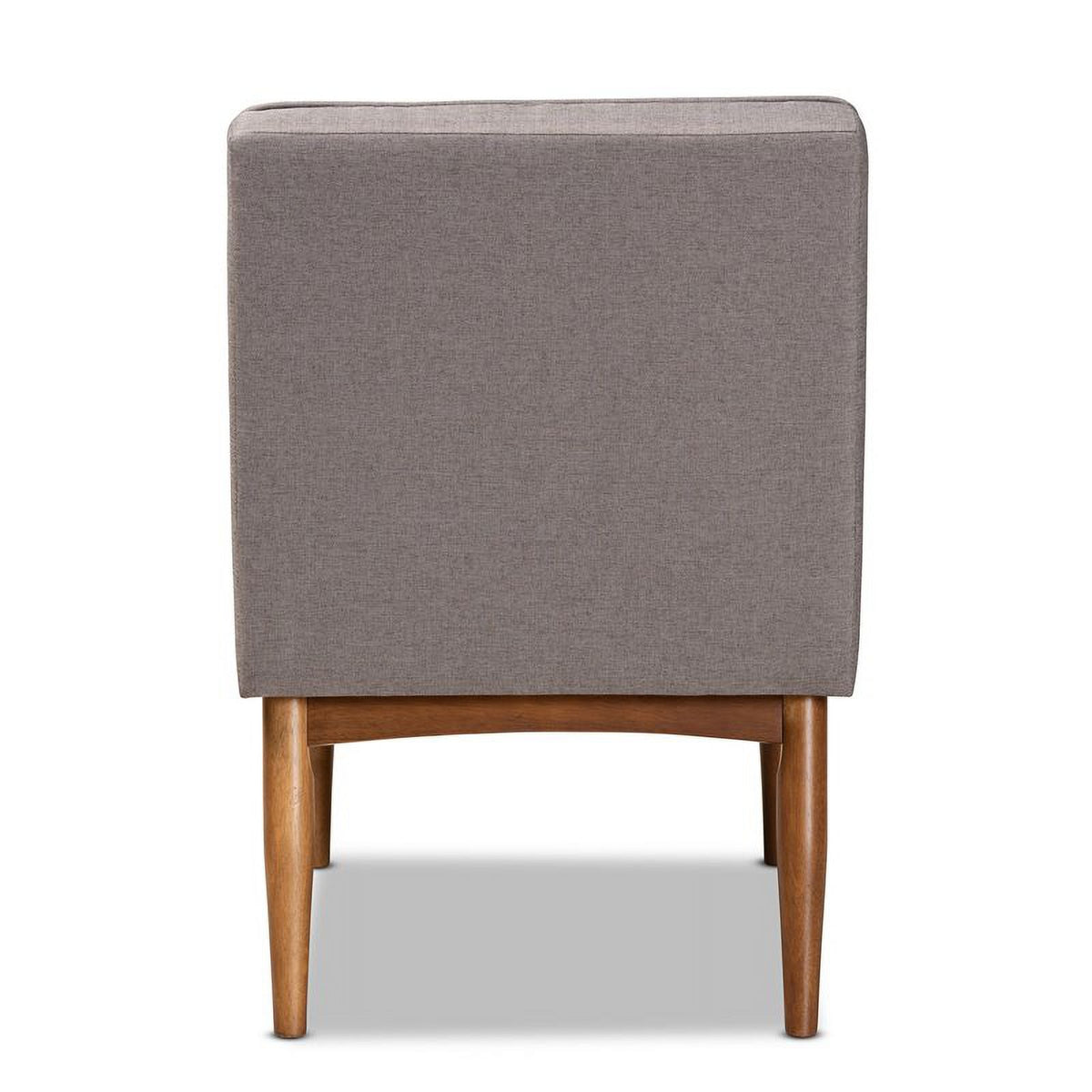 Grey and Walnut Brown Wood Dining Chair T75786
