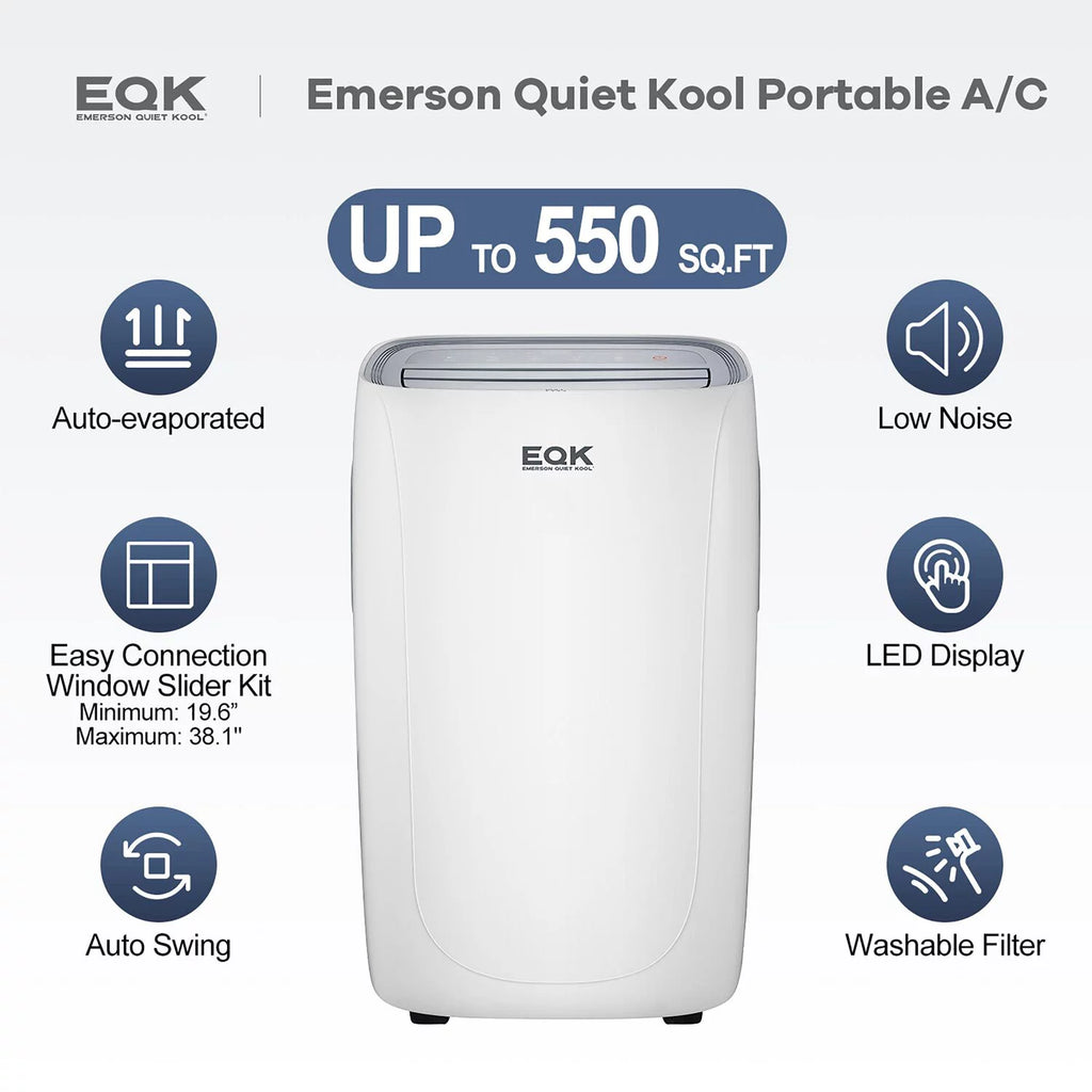 6,000 BTU Portable Air Conditioner, White A3329