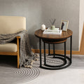 Round Nesting Coffee Table Set of 2 O24913