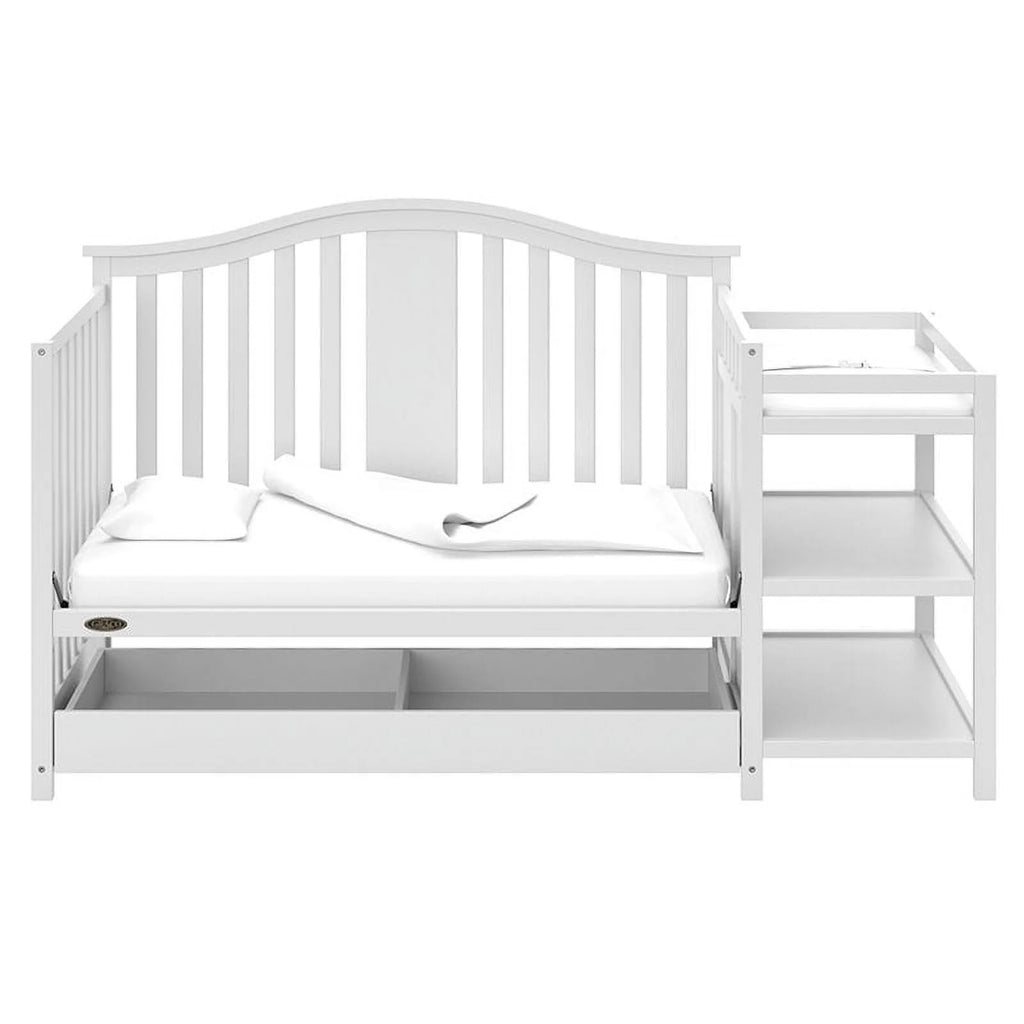 4-in-1 Convertible Crib and Changer with Drawer W110404