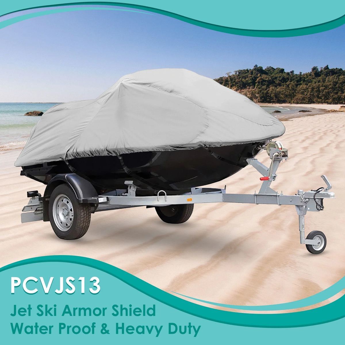 Universal 127 to 138 Inch Jetski Trailer Cover Y707702