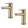 Brushed Gold Single Handle 2-Pack Bathroom Faucet G7194