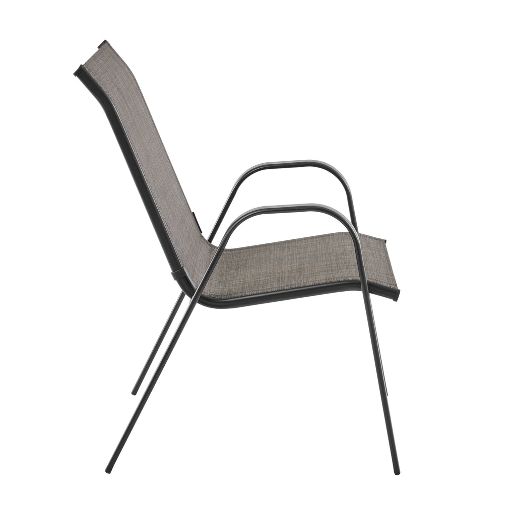 Steel Stacking Chair 1 Pack Grey P7452