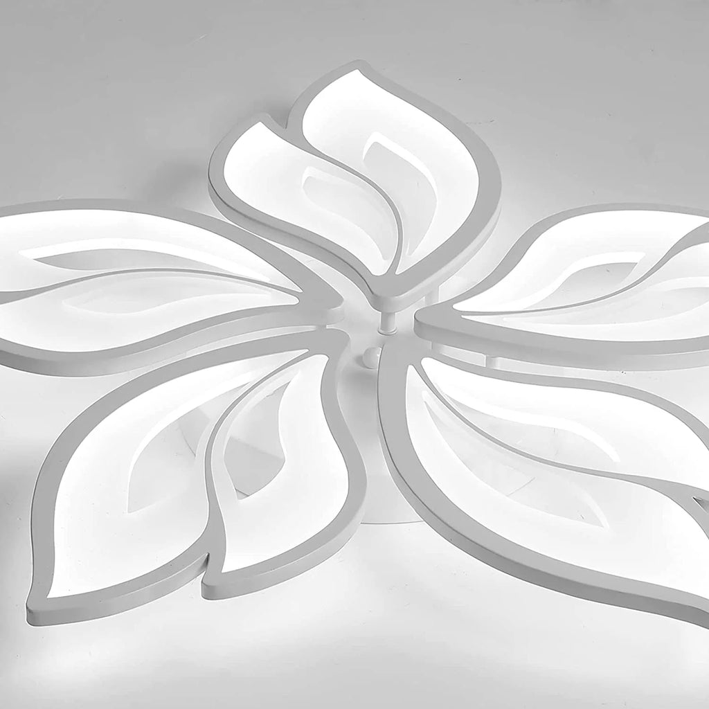 White Dimmable LED Flush Mount Ceiling Light X9801
