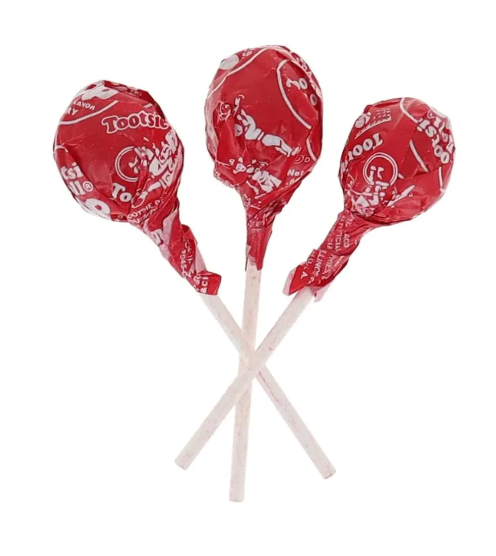 Cherry Tootsie Pops - 2 LB Bulk Bag W64287
