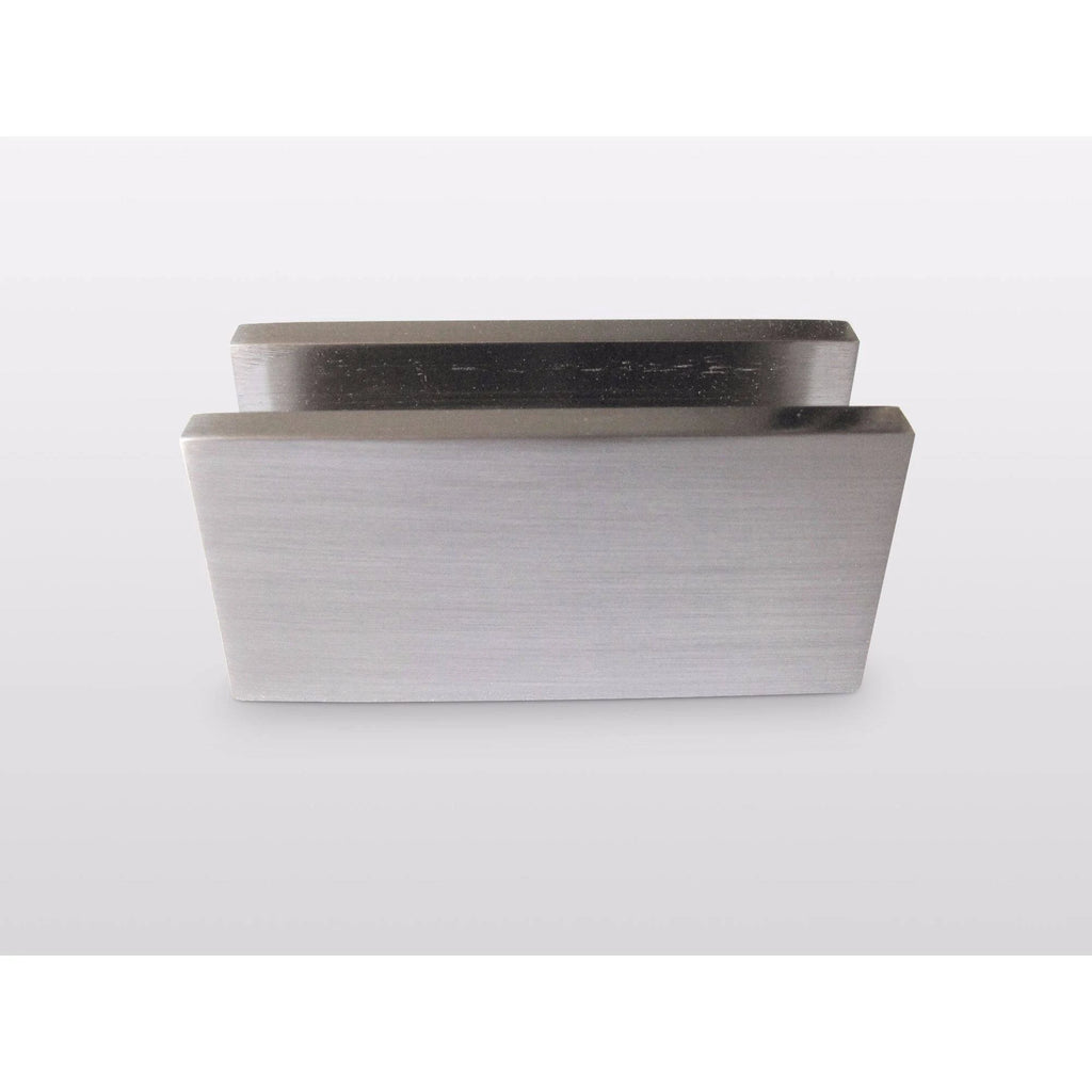 Frameless Shower Door Single Fixed Panel Brushed Nickel V821503