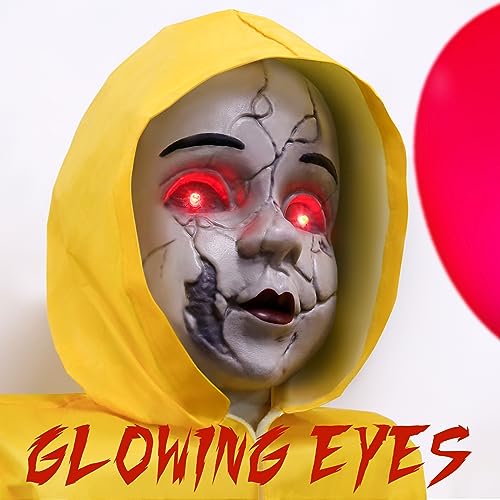 4 Ft Life Size Animatronics Prop with Glowing Balloon M6850