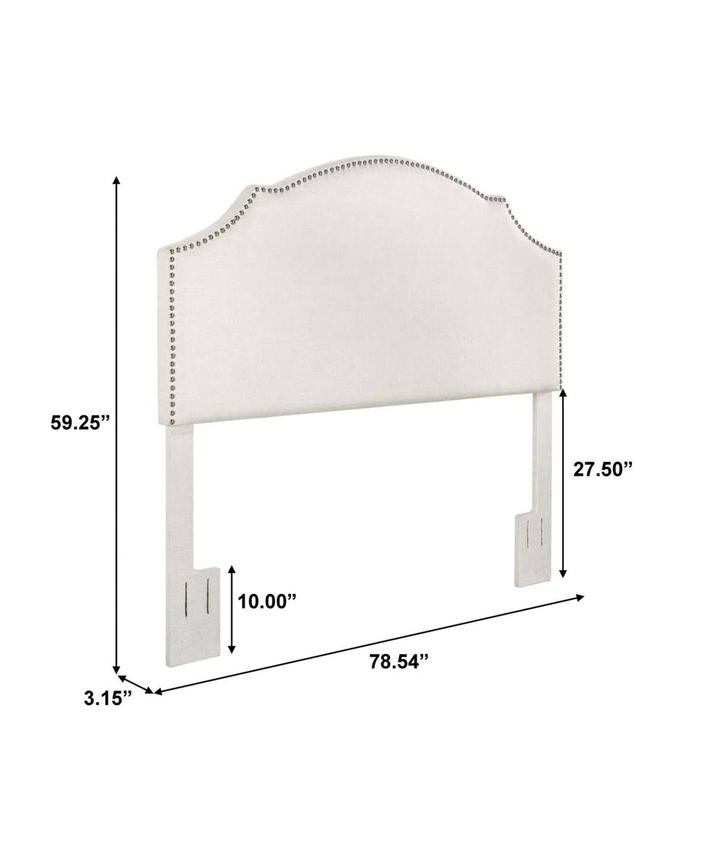 King Nail Trim Headboard D87877