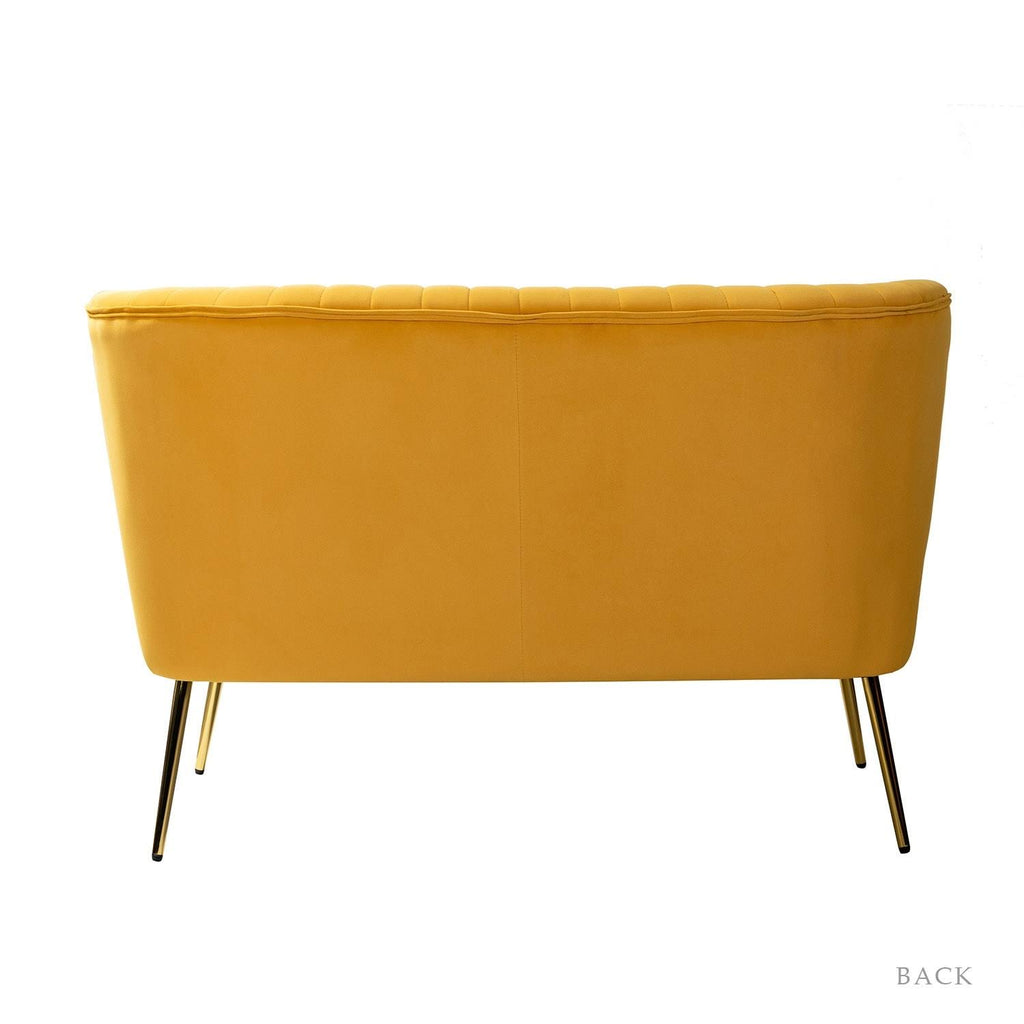 Grey Upholstered Loveseat E7505