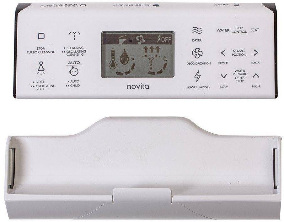 White Elongated Bidet Seat T7140