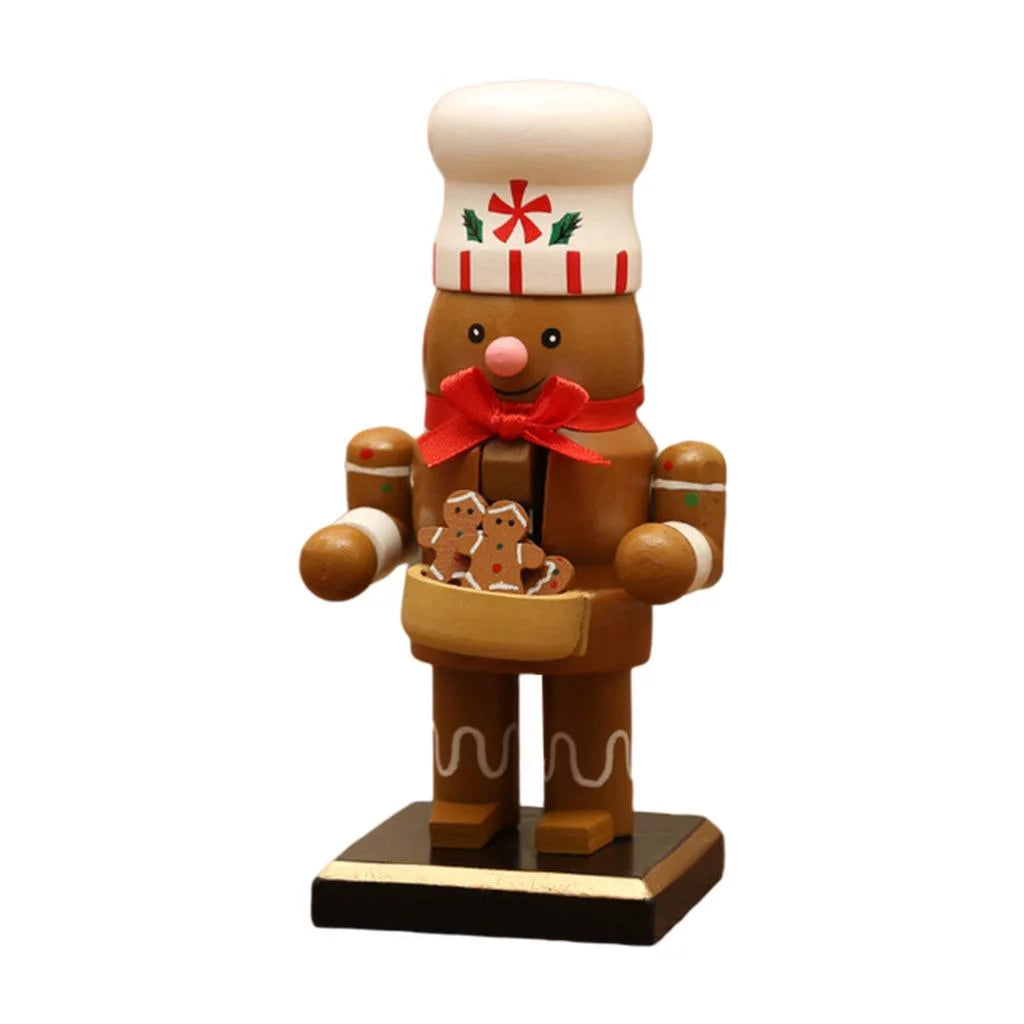 2-pack 16cm Wooden Nutcracker Christmas Décor F93784