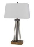 Metal and Wood Table Lamp S7346